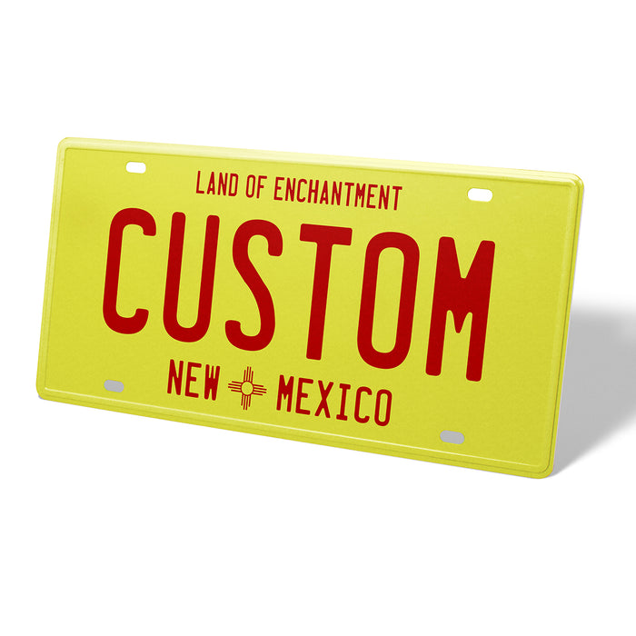 New Mexico Metal License Plate