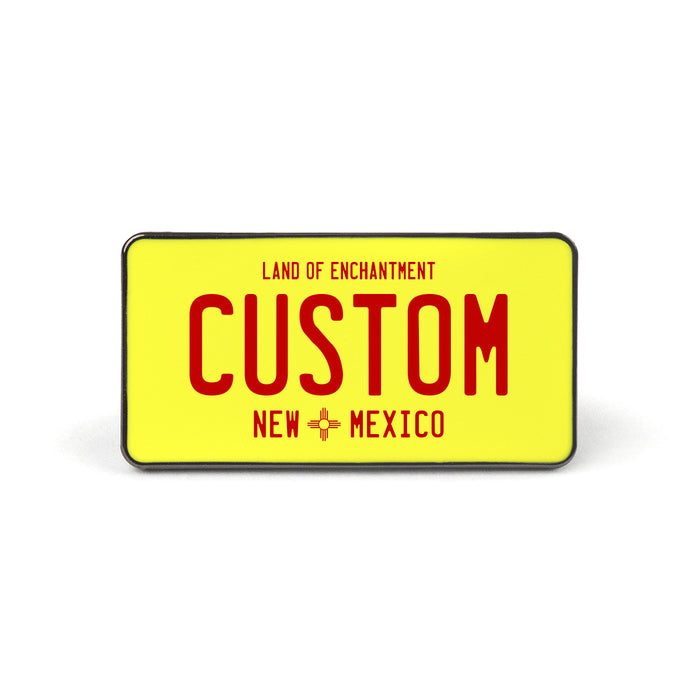 New Mexico License Plate Enamel Pin