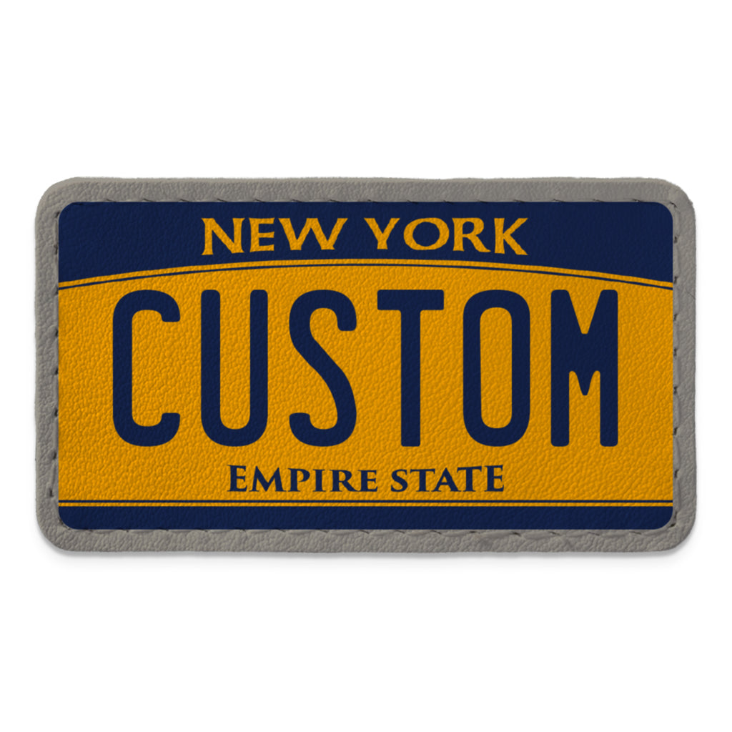 Swap Patch New York License Plate