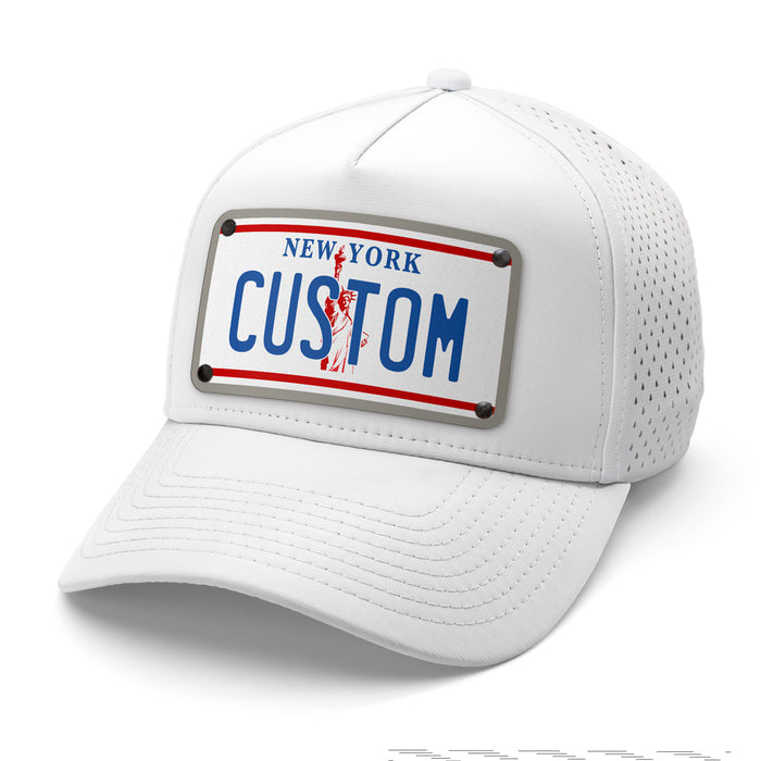 New York White Plate Hat