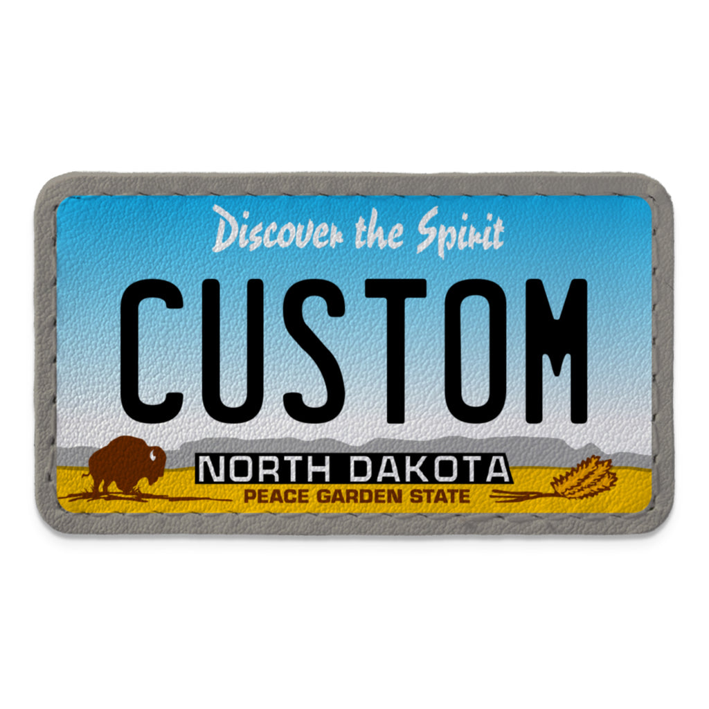 Swap Patch North Dakota License Plate