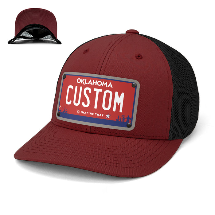 Oklahoma Red Plate Hat