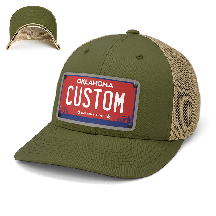 Oklahoma Red Plate Hat