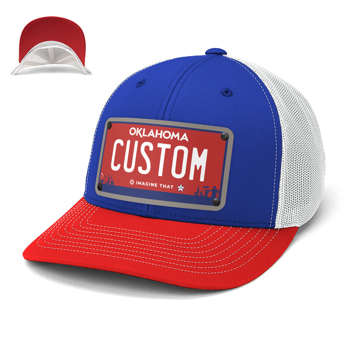 Oklahoma Red Plate Hat