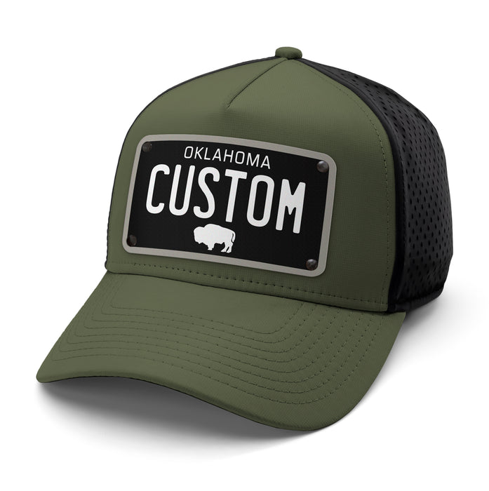 Oklahoma Plate Hat