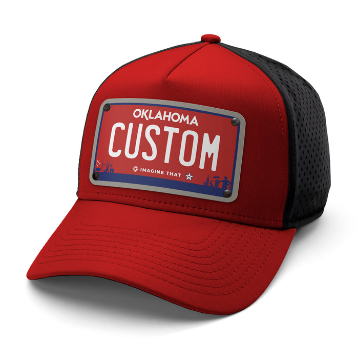 Oklahoma Red Plate Hat