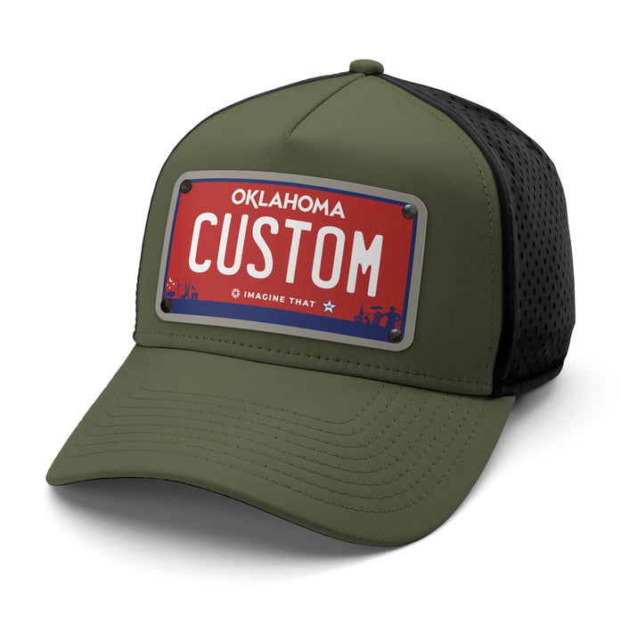 Oklahoma Red Plate Hat
