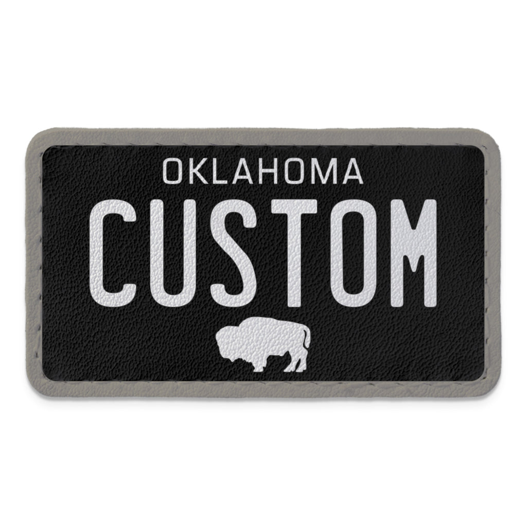 Swap Patch Oklahoma License Plate