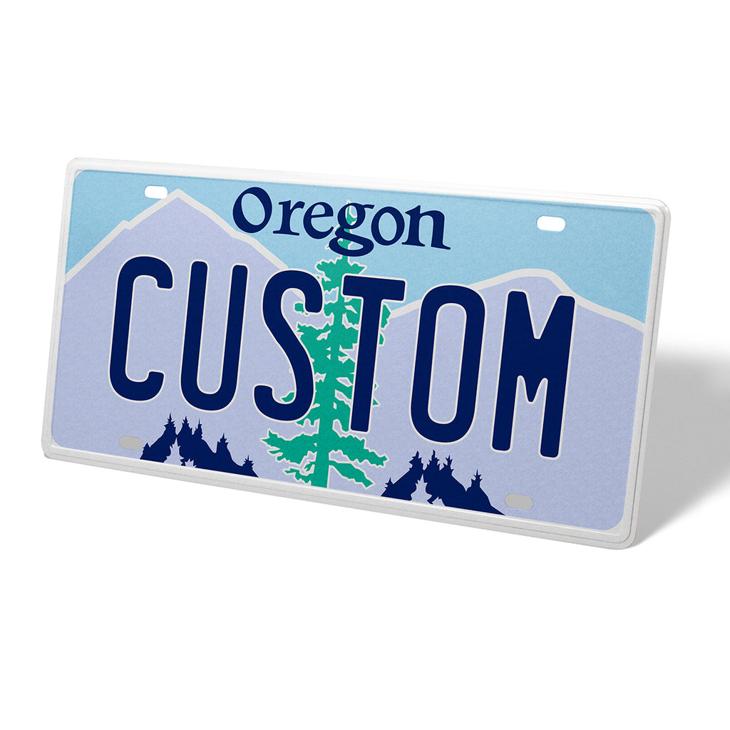 Oregon Metal License Plate