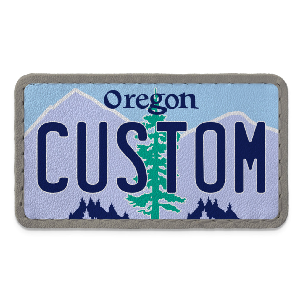 Swap Patch Oregon License Plate