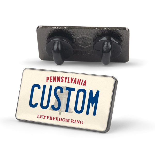Pennsylvania 2025 License Plate Enamel Pin