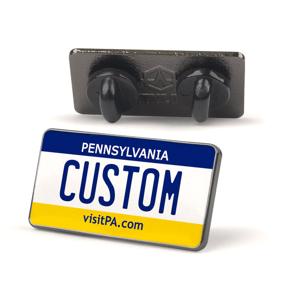 Pennsylvania License Plate Enamel Pin