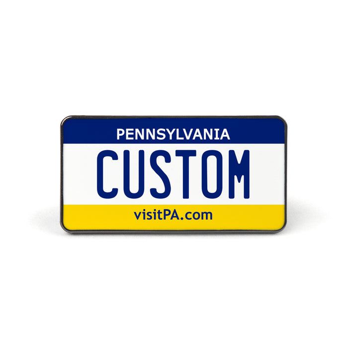 Pennsylvania License Plate Enamel Pin