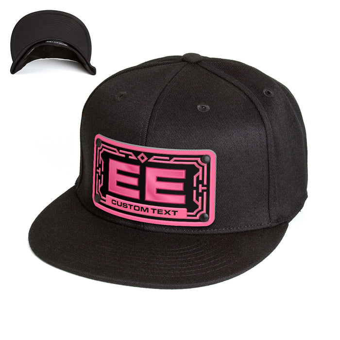 Pink 2-Letter Monogram Custom Hat