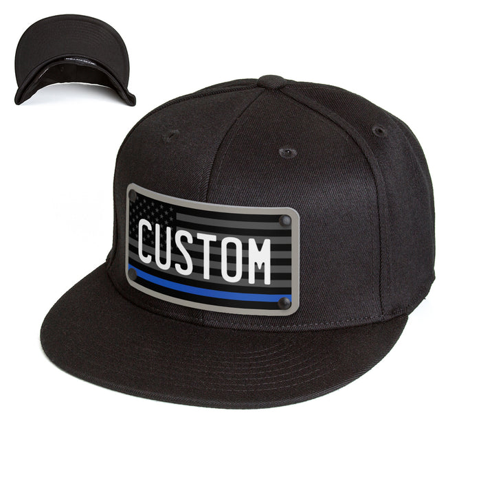 Police First Responder Plate Hat