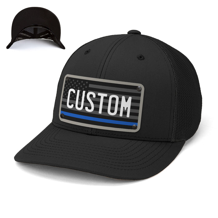 Police First Responder Plate Hat