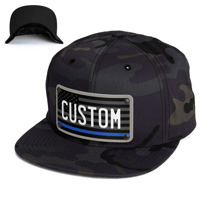 Police First Responder Plate Hat