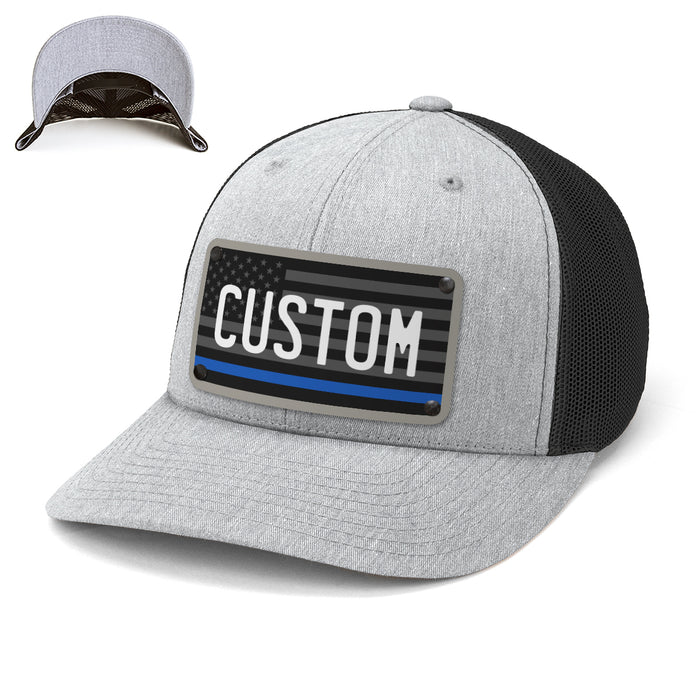 Police First Responder Plate Hat