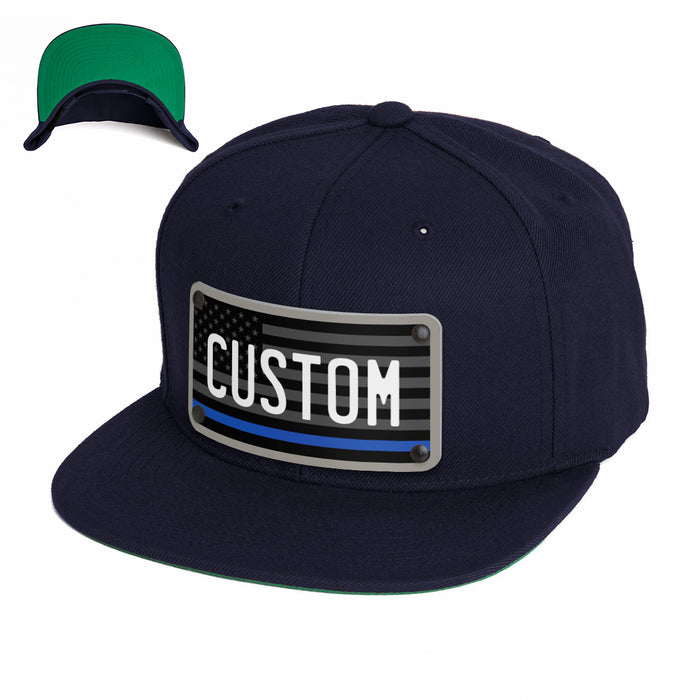 Police First Responder Plate Hat