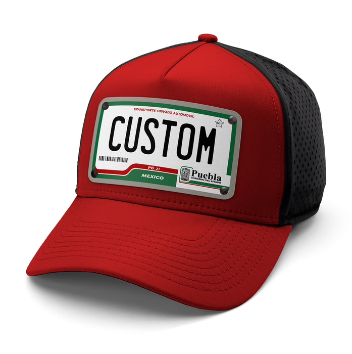Puebla License Plate Hat