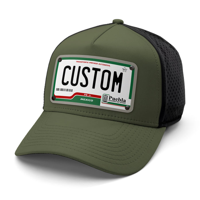 Puebla License Plate Hat