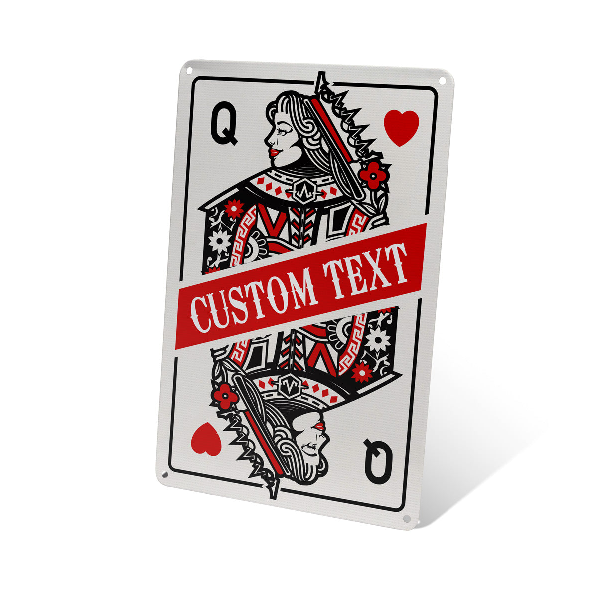 Custom Queen Card Tin Sign - Rule Your Decor — CityLocs