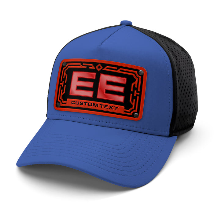 Red 2-Letter Monogram Custom Hat