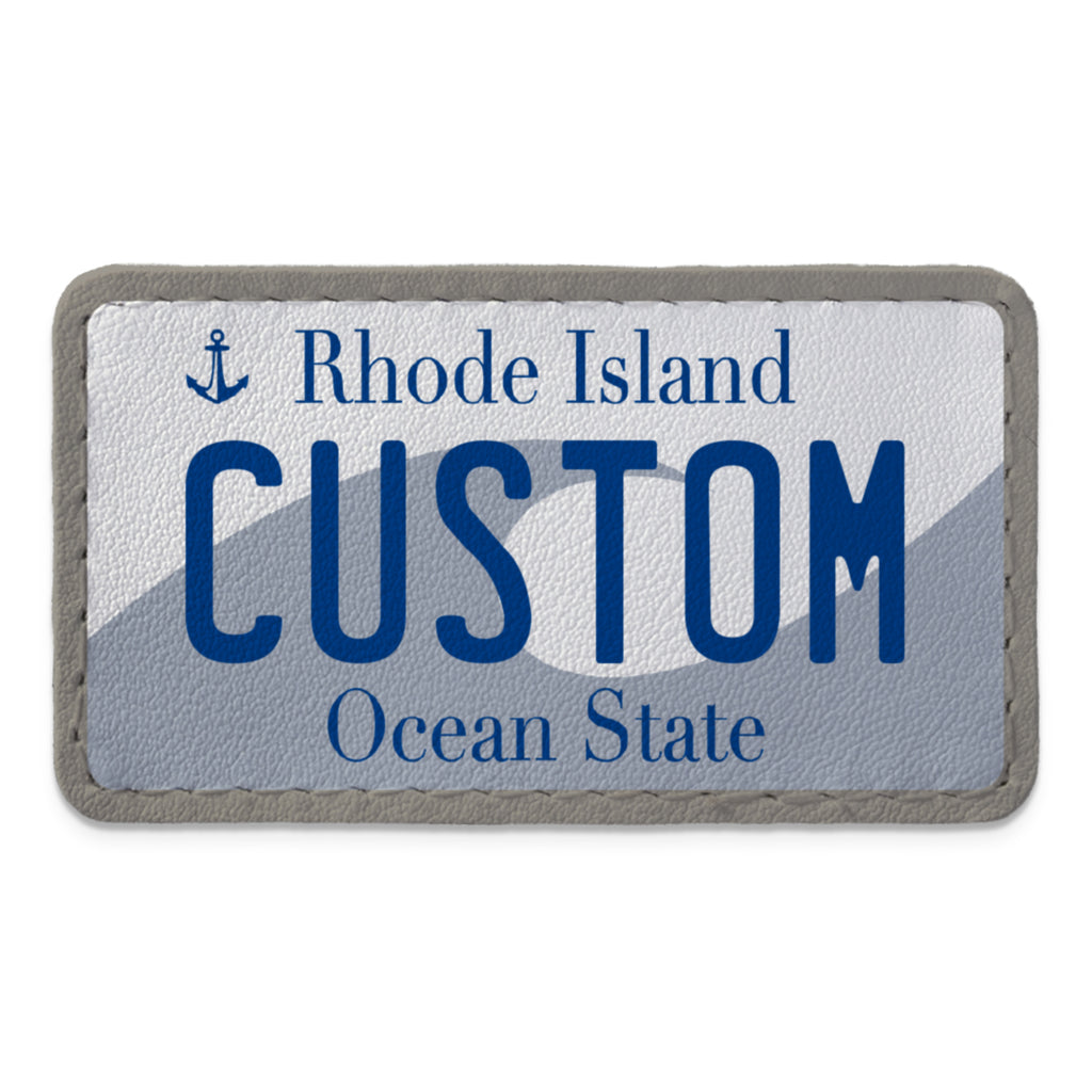 Swap Patch Rhode Island License Plate