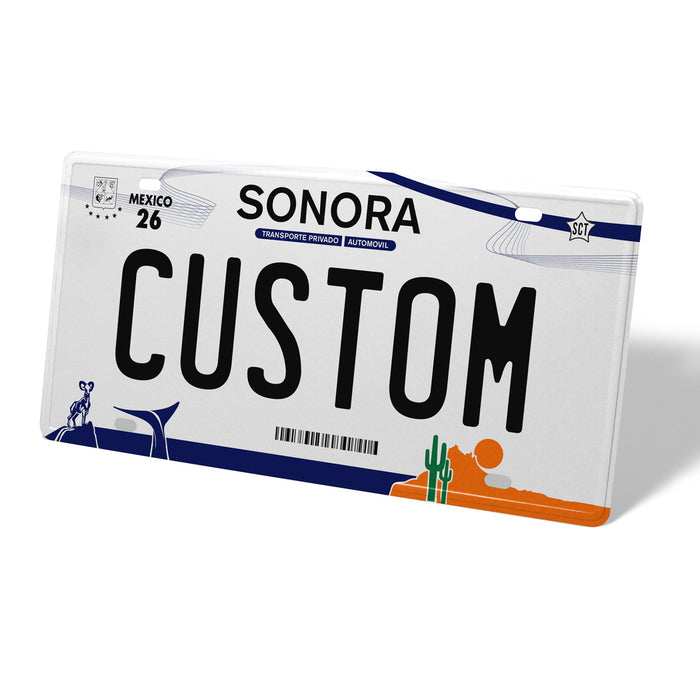 Sonora Metal License Plate