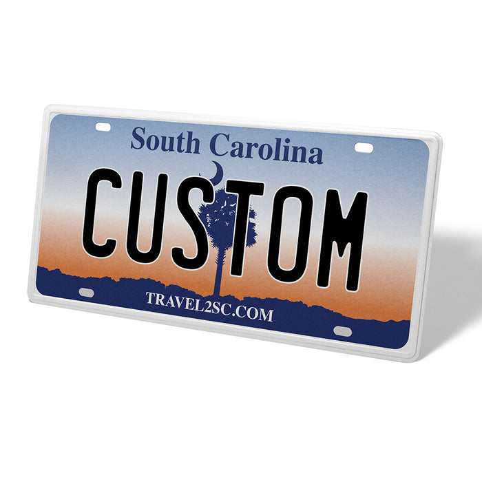 South Carolina Metal License Plate