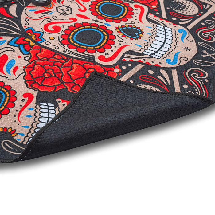 Magnetic Golf Towel Sugar Skull