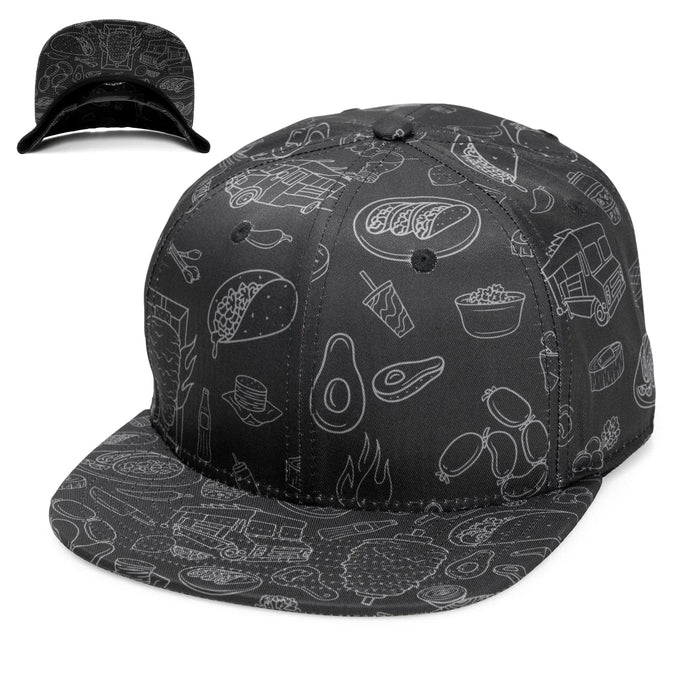 Blue Class Top-Shelf Liquor Label Hats