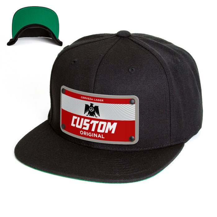 Red Eagle Beverage Label Custom Hat
