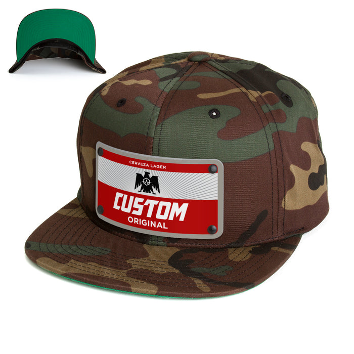 Red Eagle Beverage Label Custom Hat