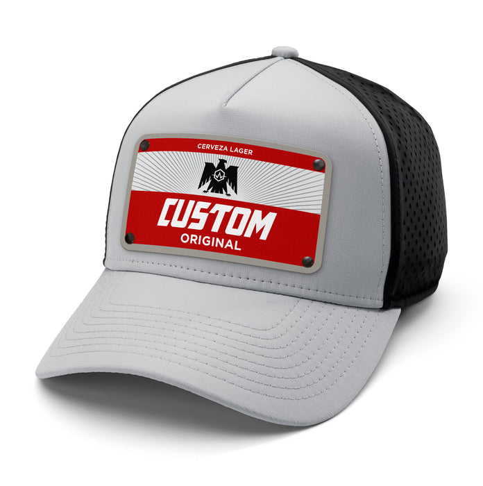 Red Eagle Beverage Label Custom Hat
