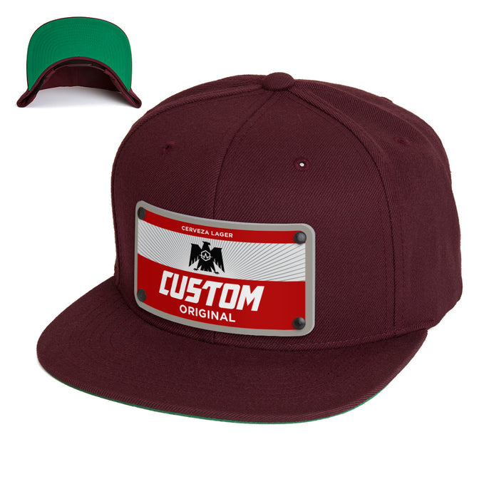 Red Eagle Beverage Label Custom Hat