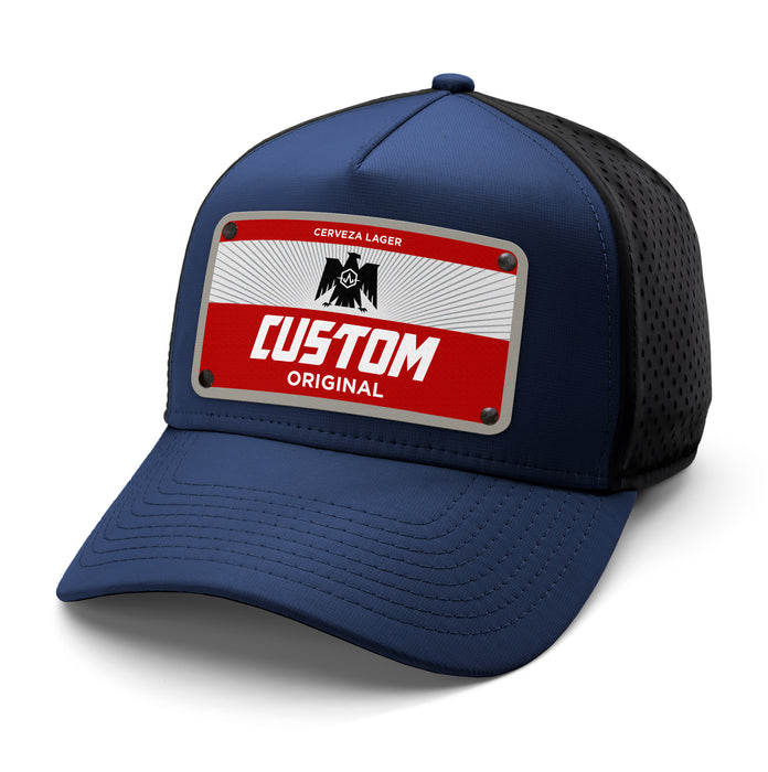 Red Eagle Beverage Label Custom Hat