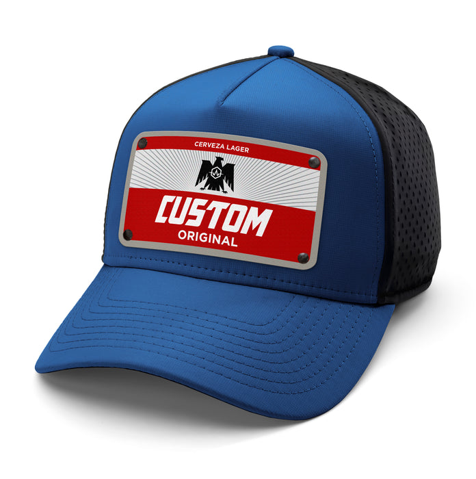 Red Eagle Beverage Label Custom Hat