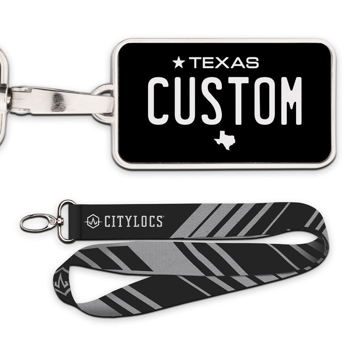 Texas Black Plate Pendant