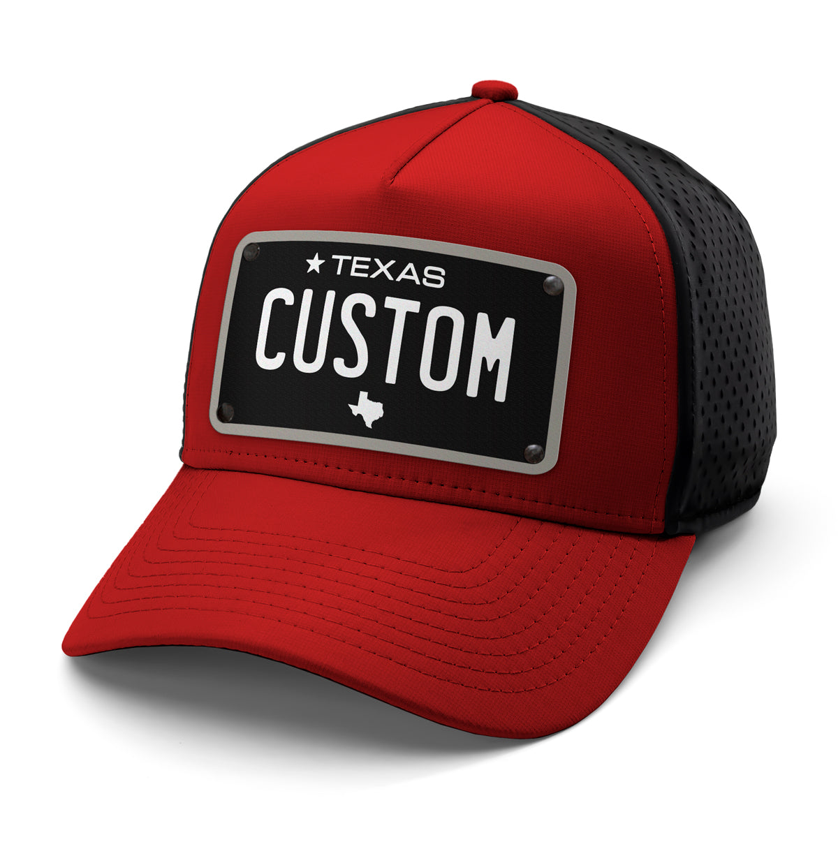 Texas Black Plate Hat