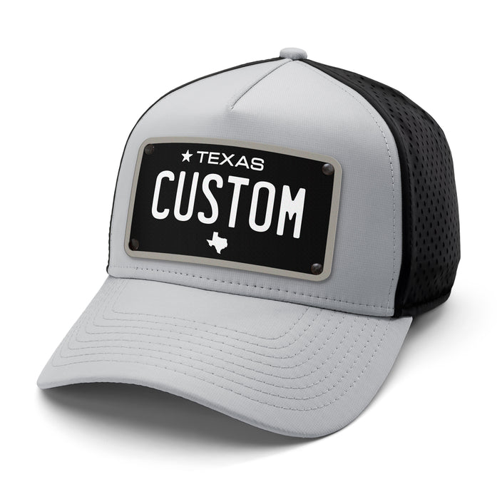 Texas Black Plate Hat