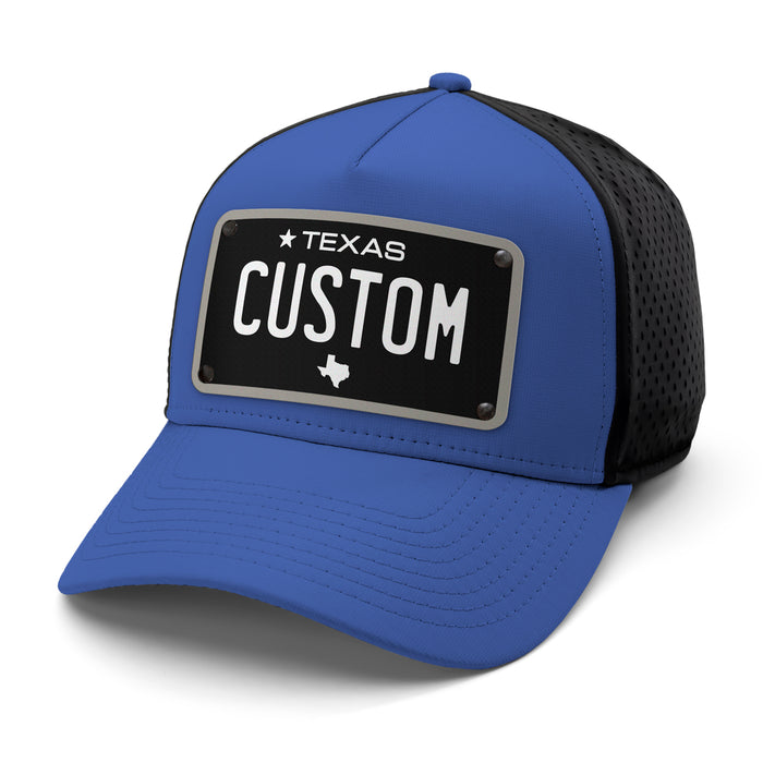 Texas Black Plate Hat