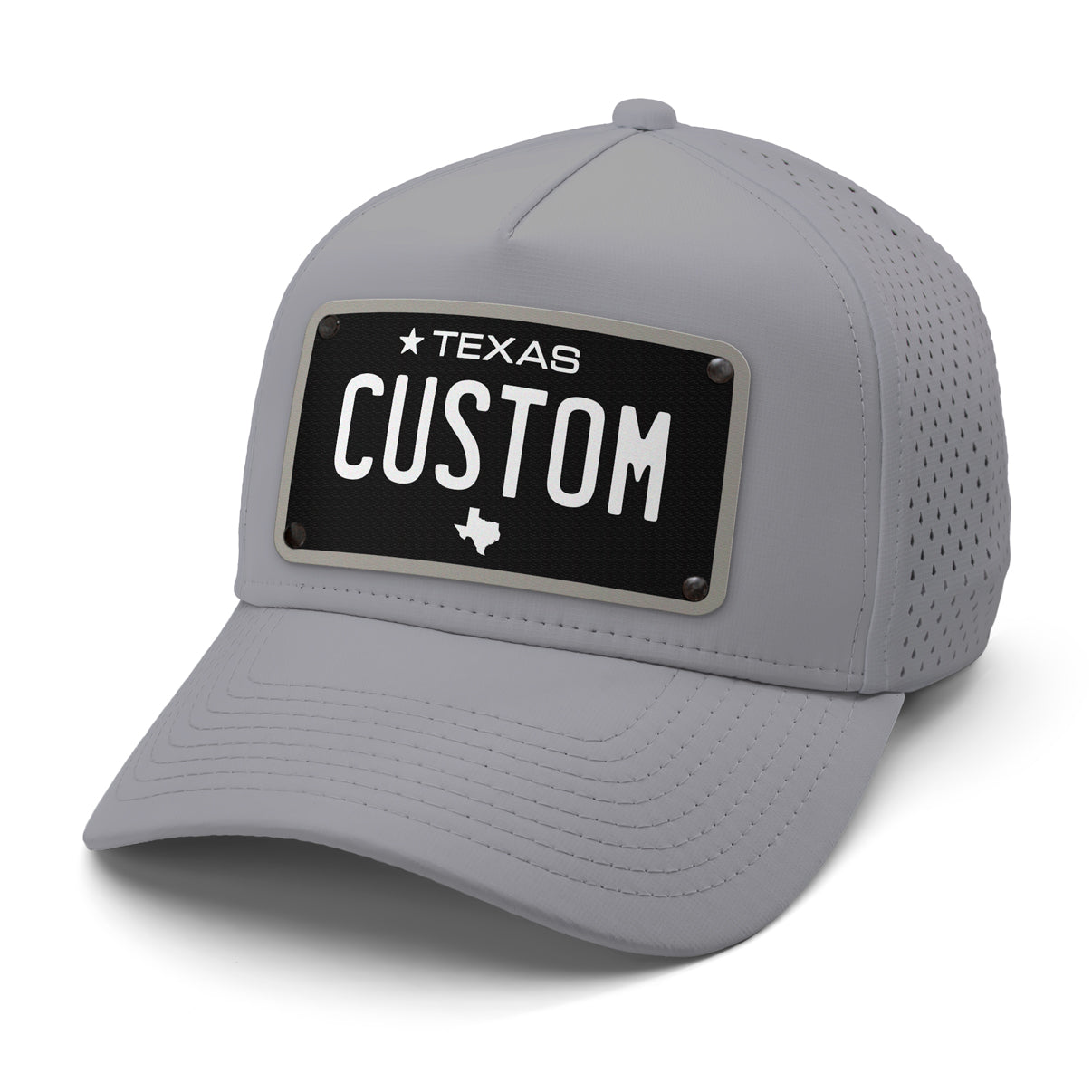 Texas Black Plate Hat