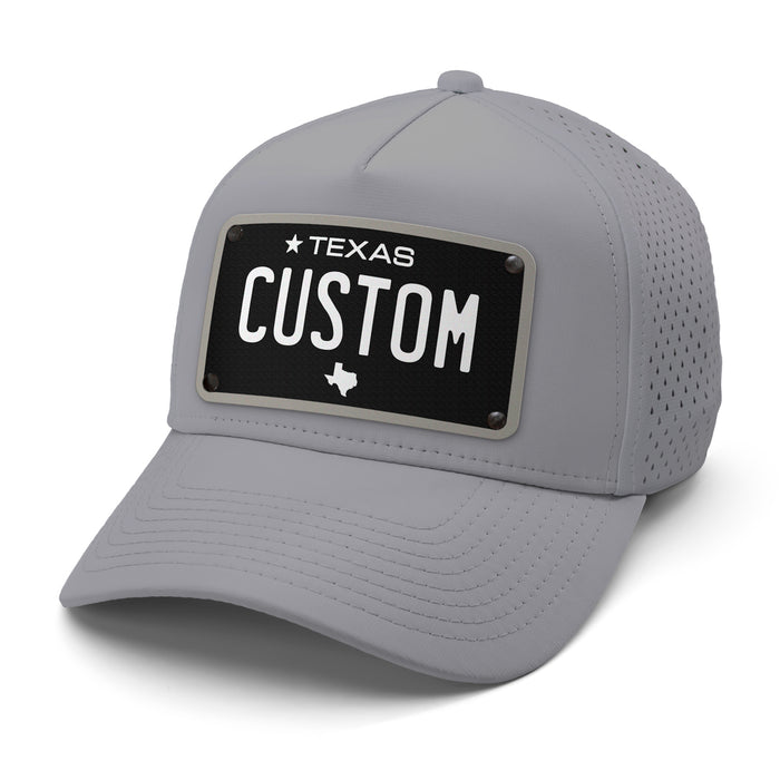 Texas Black Plate Hat