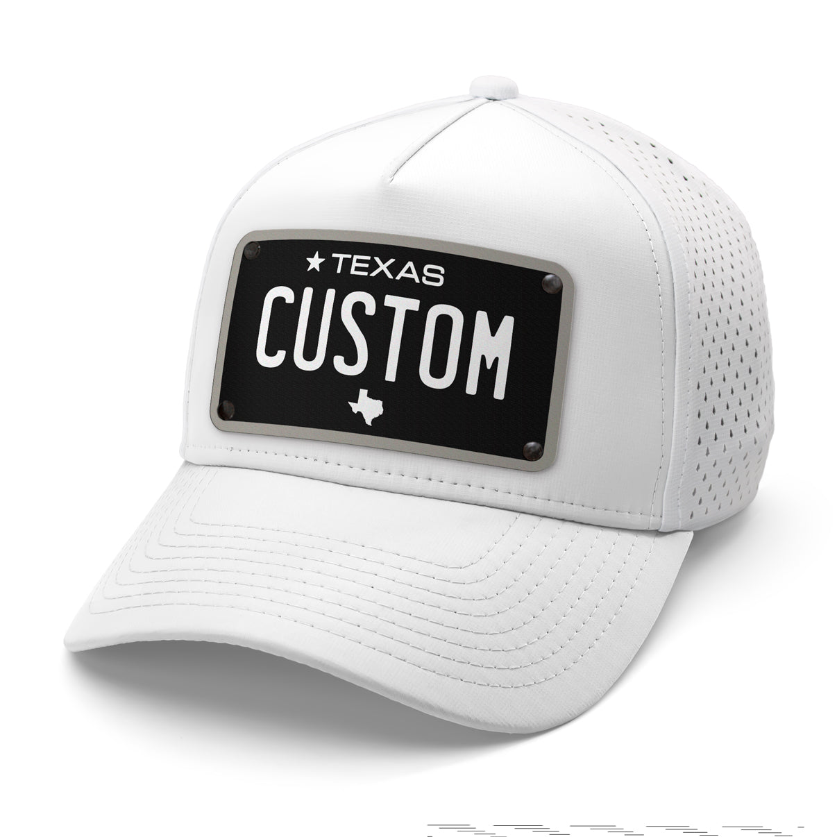 Texas Black Plate Hat