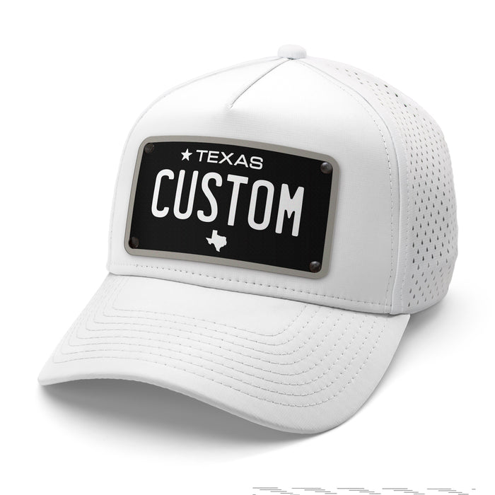 Texas Black Plate Hat