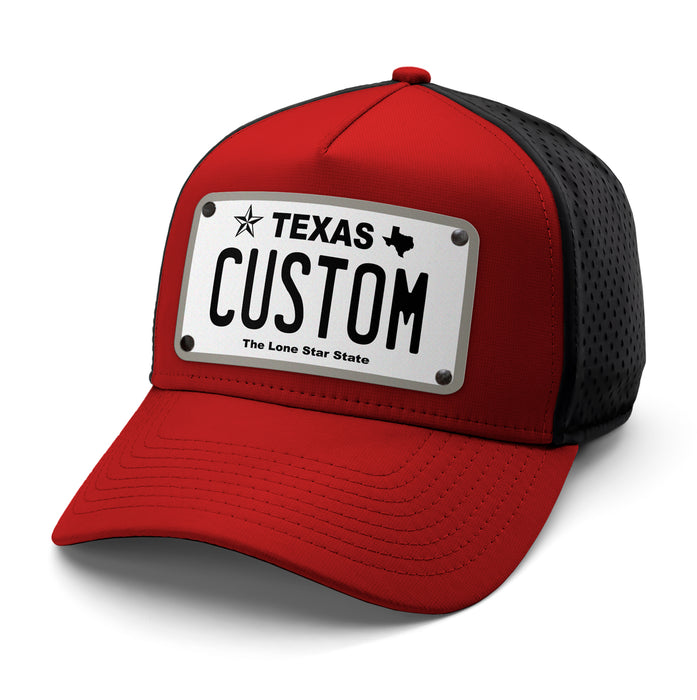 Texas White Plate Hat