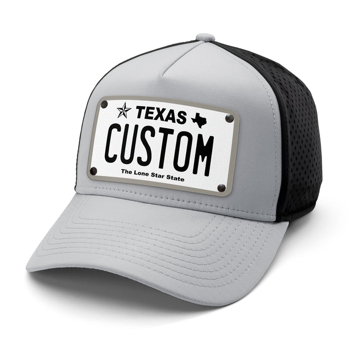 Texas White Plate Hat