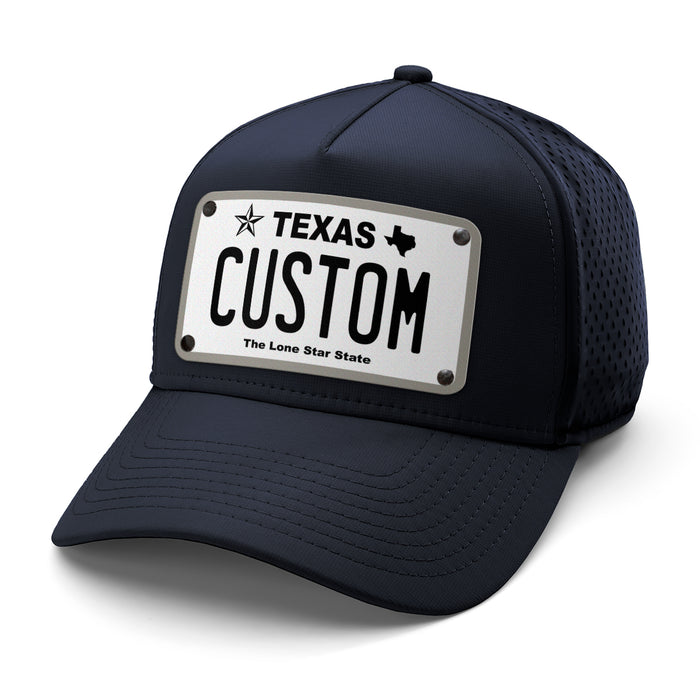 Texas White Plate Hat