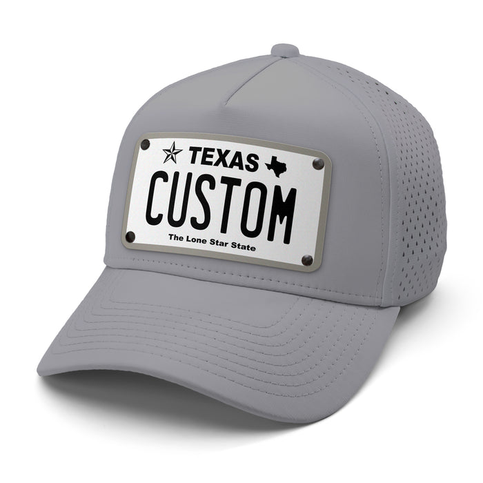 Texas White Plate Hat
